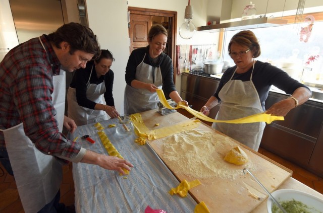 Italian family cooking